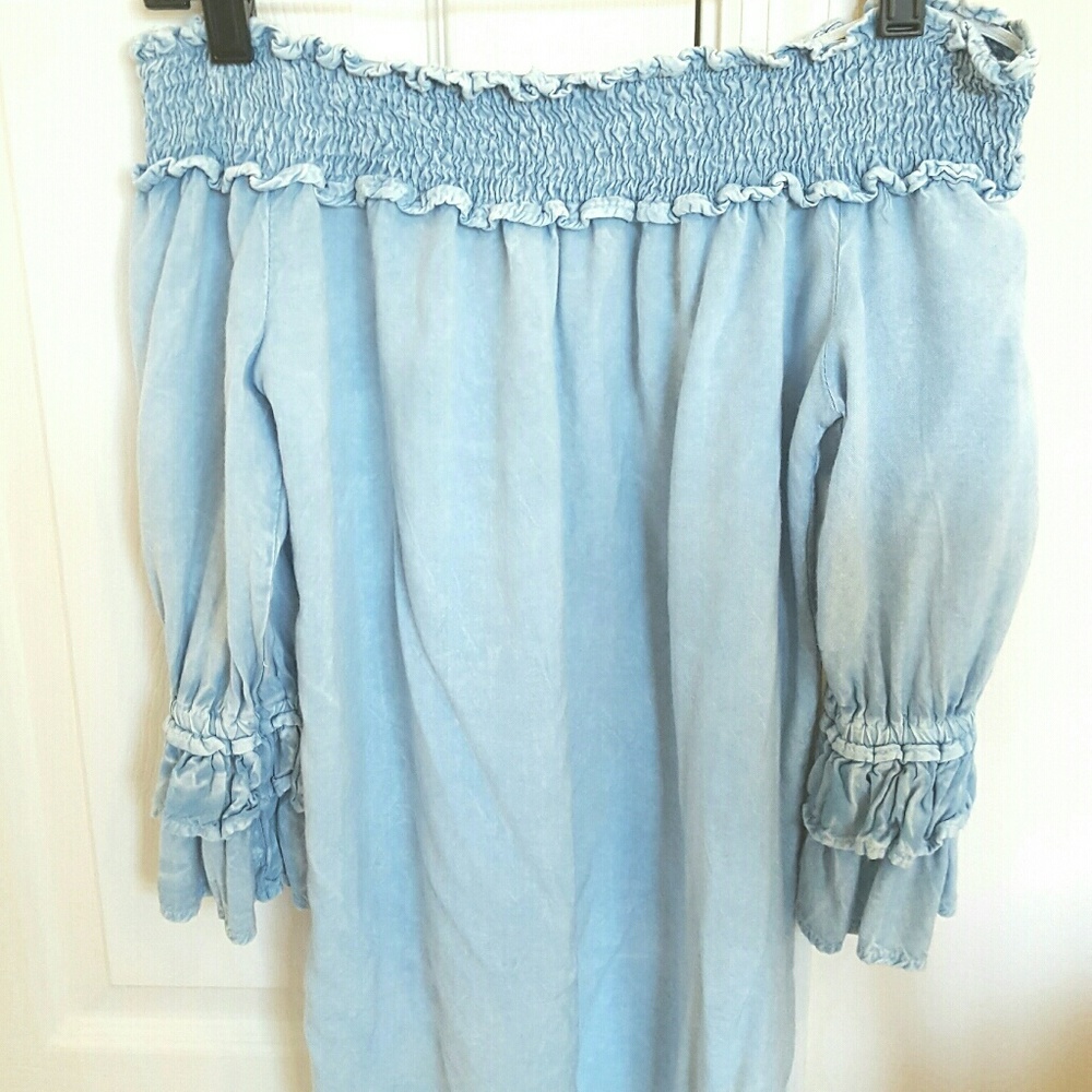 Womens off the shoulder tunic